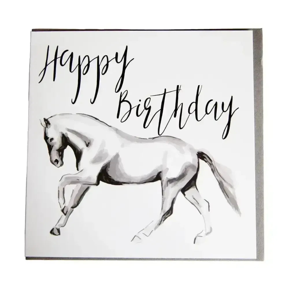 Gubblecote Beautiful Greetings Card Horsedrawn Happy Birthday Horsey Greeting Cards