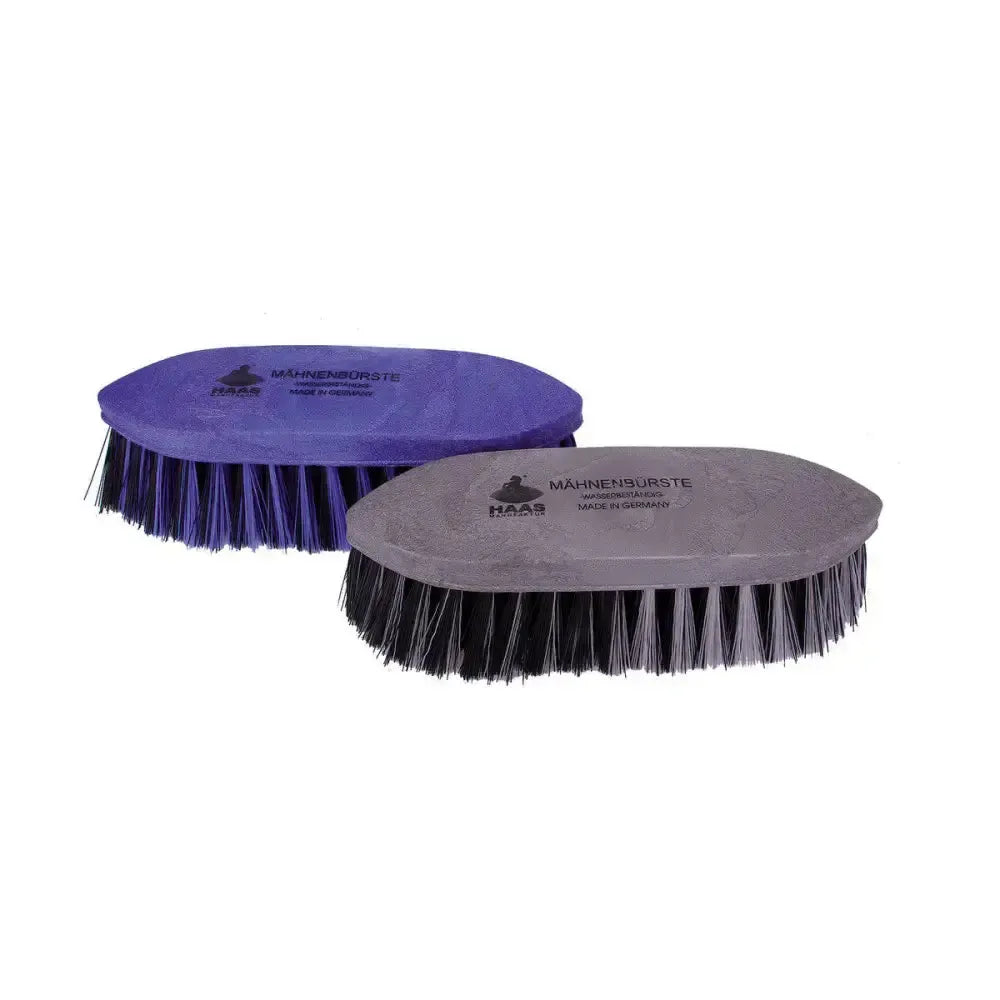 Haas Mane Brush Assorted Colours 5 cm Bristles Dandy Brushes