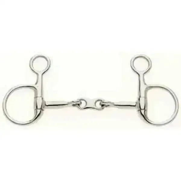 Hanging Cheek Stainless Steel French Link Bits Lorina Filet Boucher 4 1/2" Horse Bits