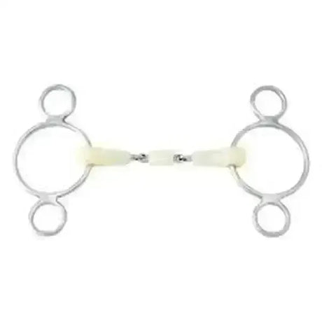 Happy Mouth Bits 2 Ring Dutch Gag Double Jointed Horse Bits 11.5 cm Horse Bits