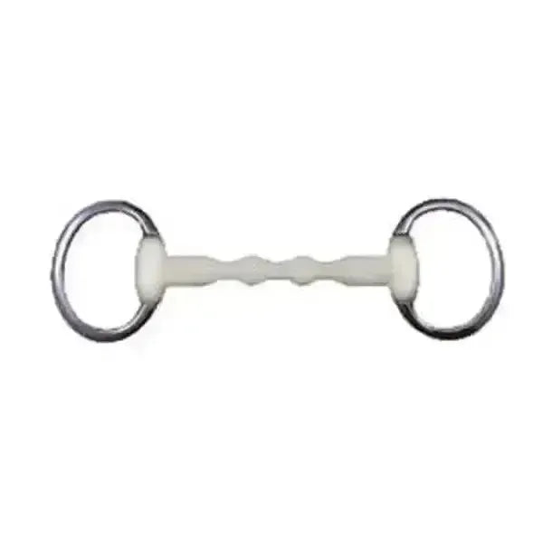 Happy Mouth Bits Eggbutt Shaped Straight Bar Mullen Mouth Horse Bits 127 mm (5") Horse Bits