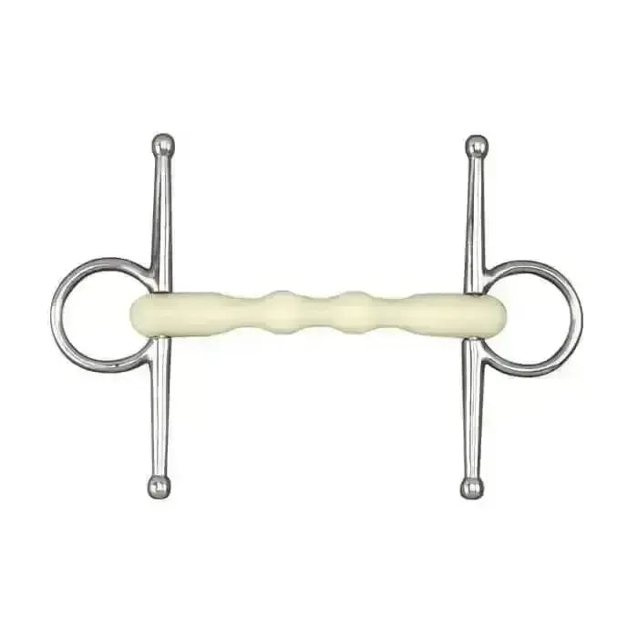 Happy Mouth Full Cheek Shaped Mullen Mouth Straight Bar Bits 114 mm (4 1/2") Horse Bits