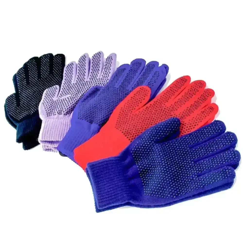 Harlequin Adult Size Magic Gloves Navy Riding Gloves