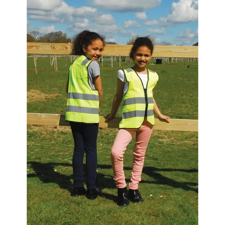 Harlequin Childs Hi-Viz Tabard With Zip Yellow Hi-Vis