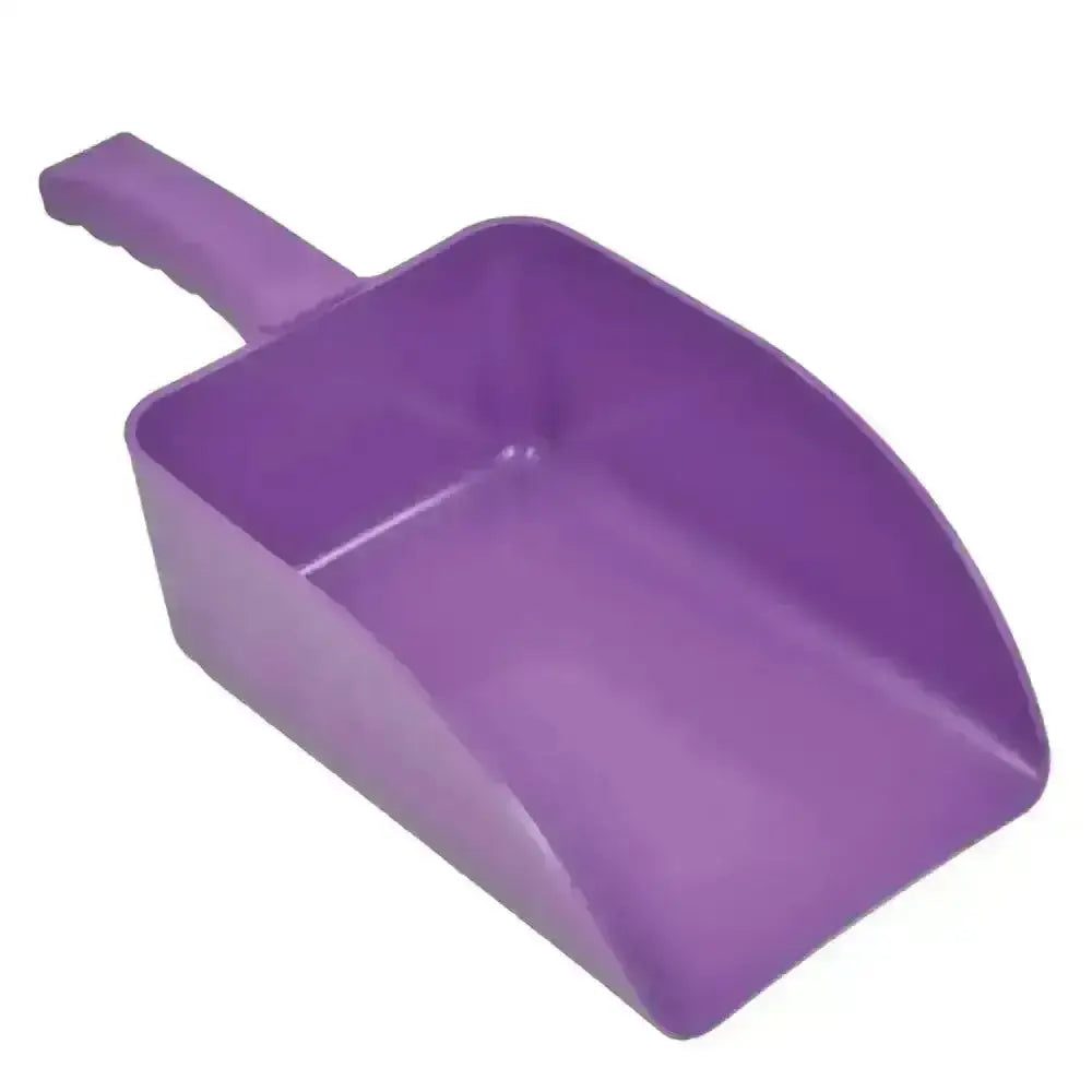 Purple plastic dustpan with molded handle from harold moore large horse feed scoops for easy large horse feed scooping
