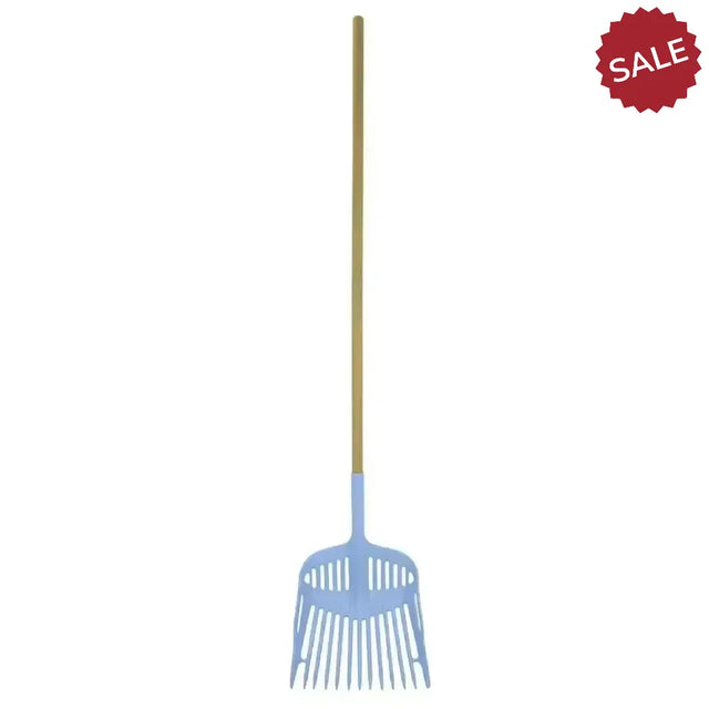 Harold Moore Shavings Fork C/W Wood Handle Baby Blue Forks