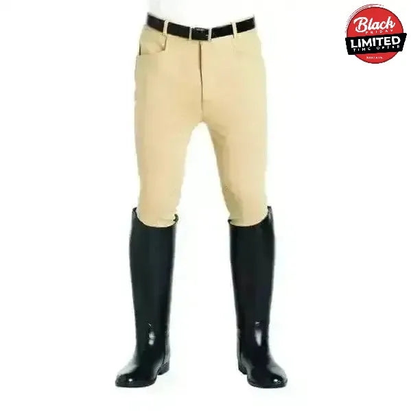 Harry Hall Burford Mens Breeches Beige Beige Long 40" Breeches