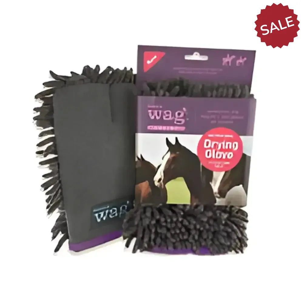 Henry Wag Equine Microfibre Cleaning Glove Grooming Mitts