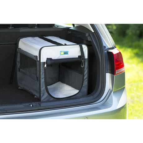 Henry Wag Folding Fabric Crate  Pet Car Accessories