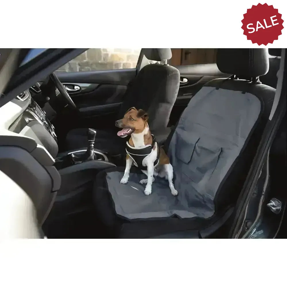 Henry Wag Single Car Seat Cover One Grey/Black Dog Car Accessories