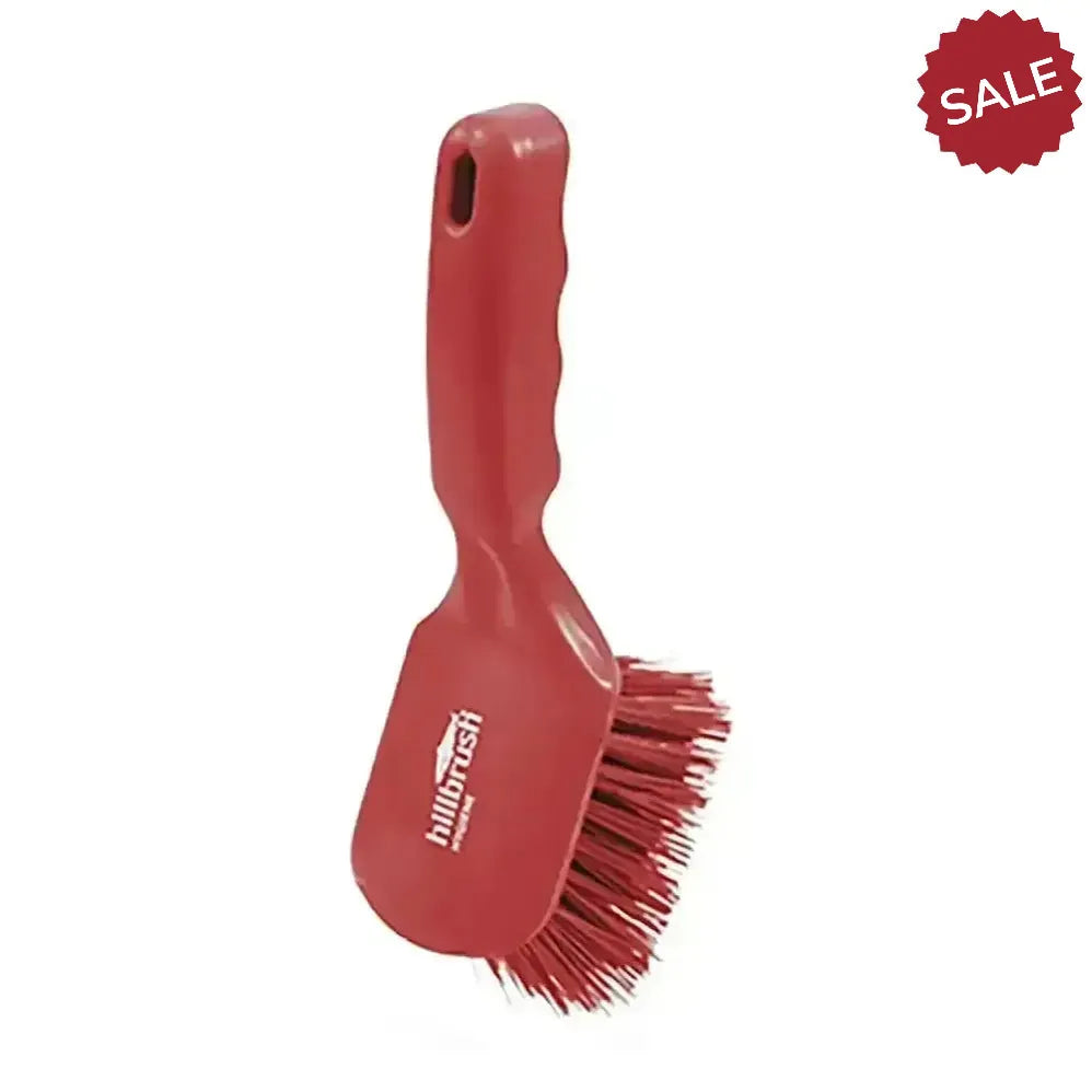 Hillbrush Drs Short Handled Stiff Brush 254 mm Black Yard Brooms