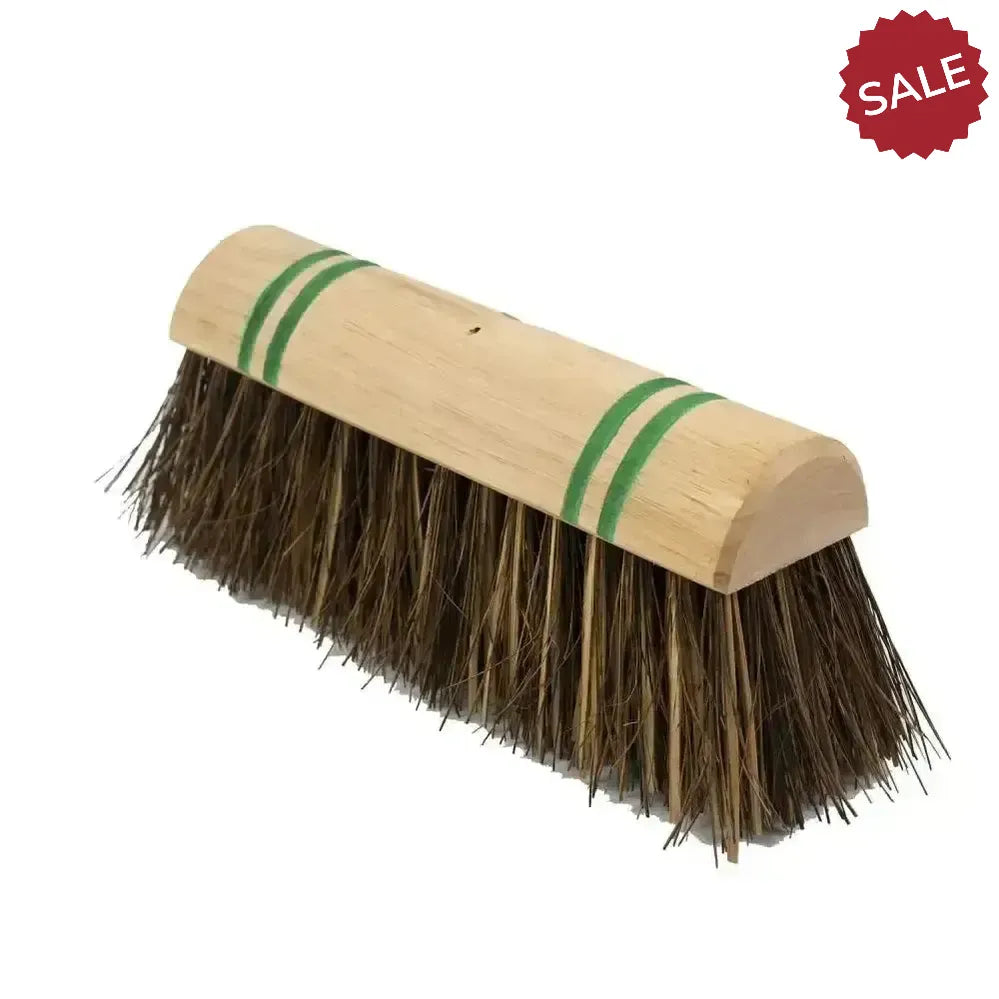 Hillbrush Industrial Stiff Mixed Yard Broom Head 267 mm Yard Brooms