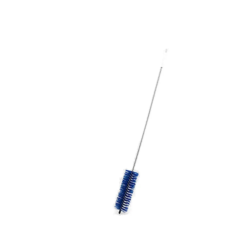 Blue bristle hillbrush outlet brush with long slender metal handle 54mm outlet brush medium for cleaning