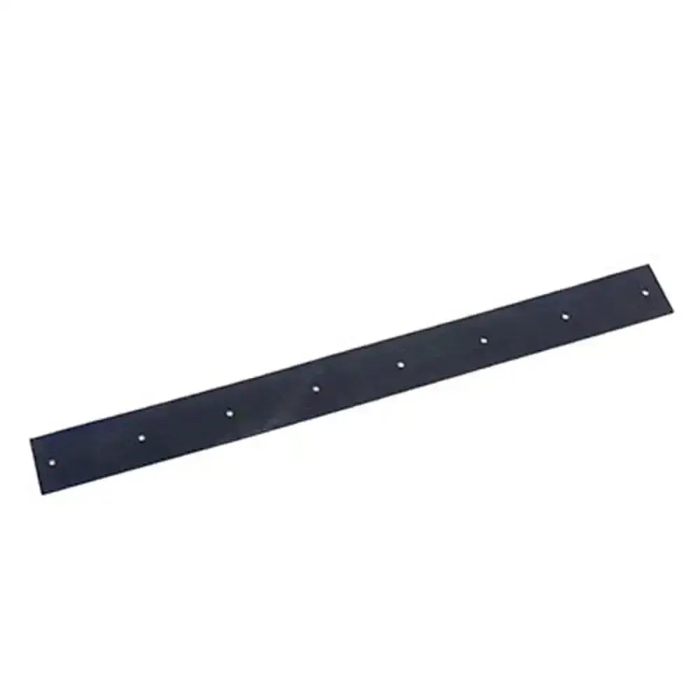 Black metal hillbrush replacement blade with evenly spaced holes for 600mm winged squeegee replacement use