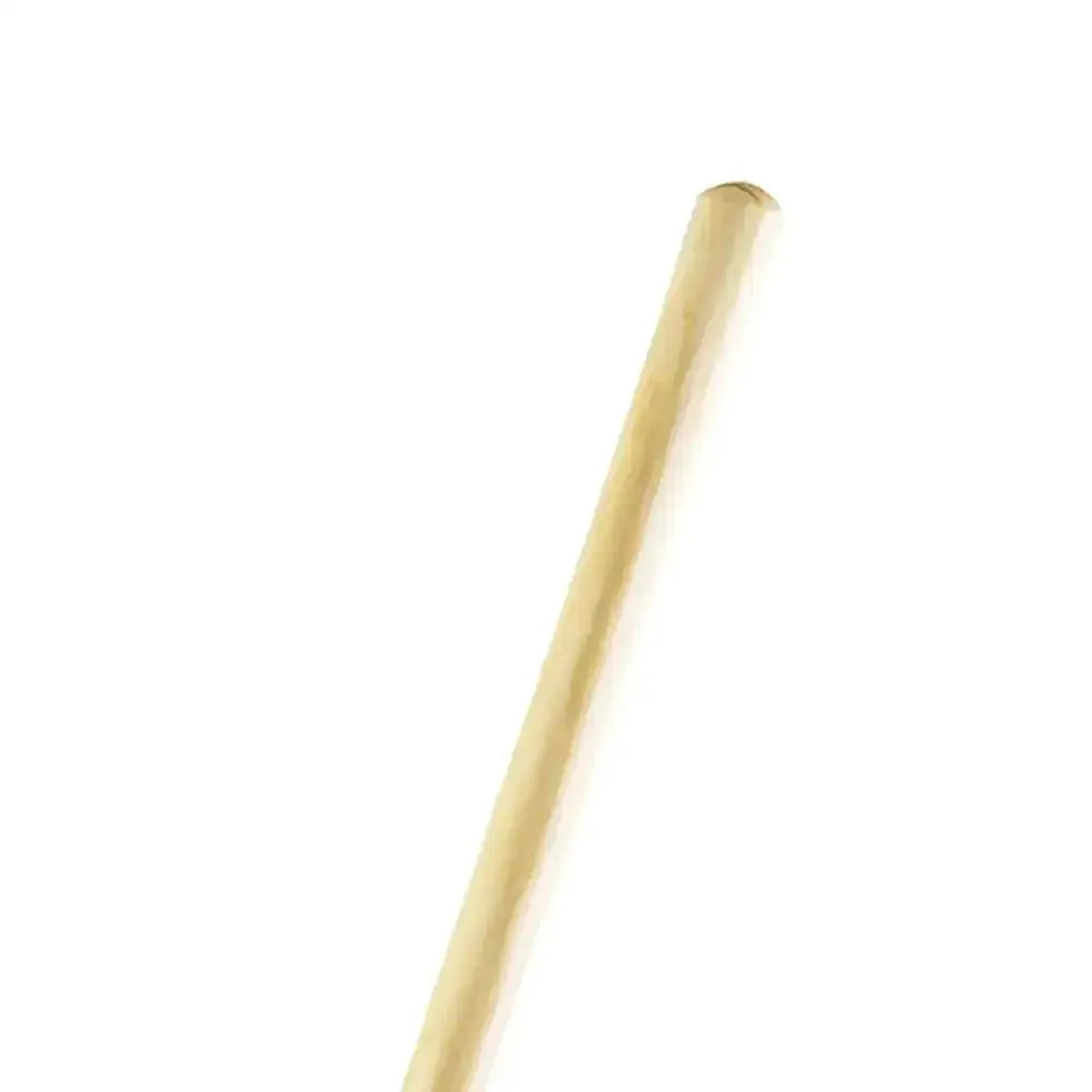 Slender gold metal rod with smooth cylindrical shape and rounded ends for hillbrush wooden handle quality handle grade