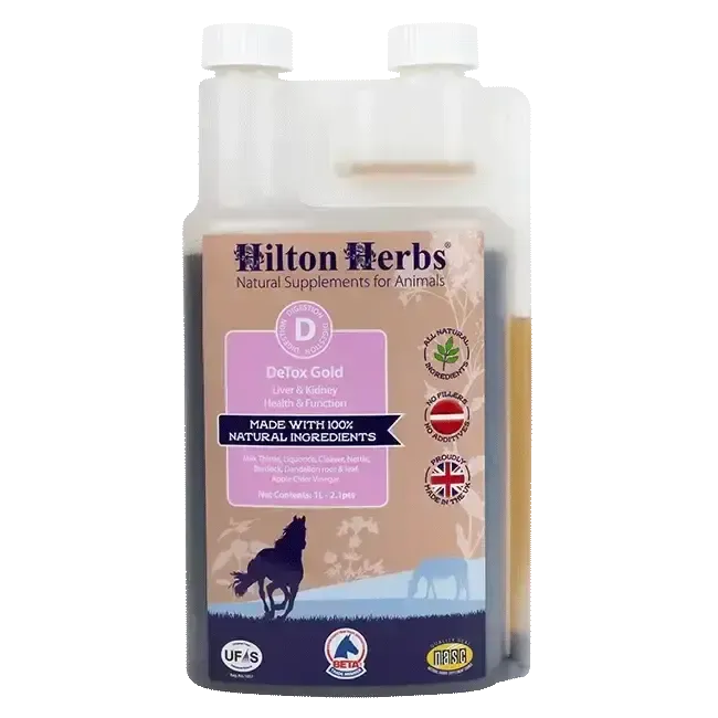 Hilton Herbs DeTox Gold 1 Litre Detox Supplements