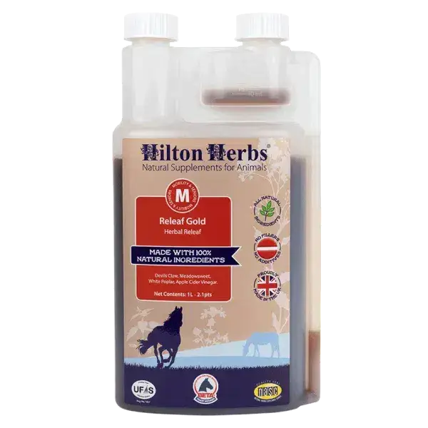 Hilton Herbs Releaf Gold 1 Litre Equine Joint Supplements