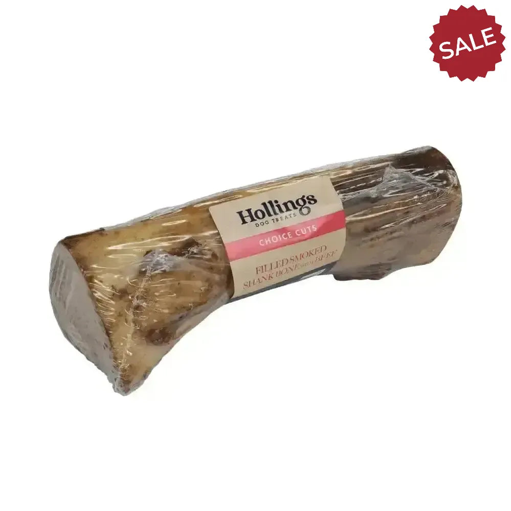 Hollings Filled Smoked Bone With Beef 20 Pack Dog Treats