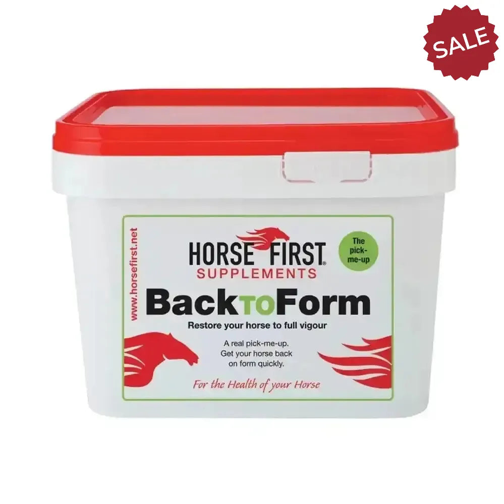Horse First Back To Form 750g X 3 Pack Horse Supplements