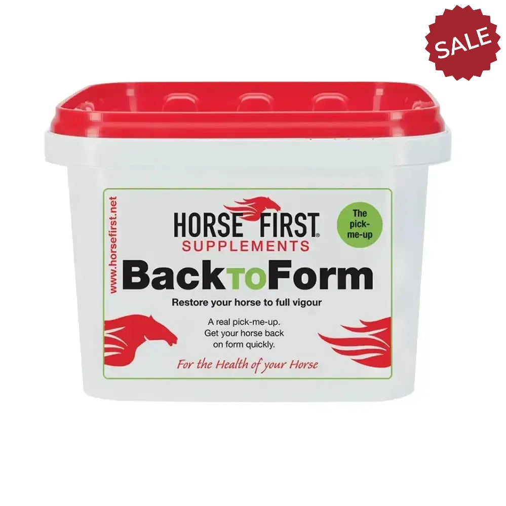 Horse First Back To Form 750g X 3 Pack Horse Supplements