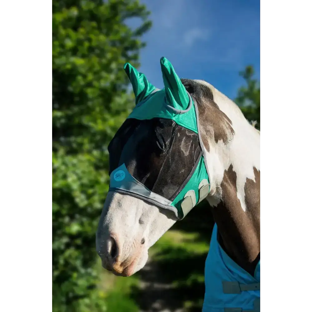Swish Horse Fly Mask - Green X Small (Small Pony) Horse Fly Mask