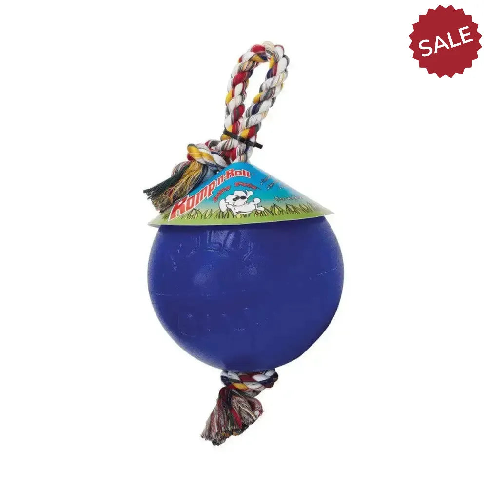 Horsemen's Pride Jolly Ball Romp-N-Roll Blue 6" Horse Toys
