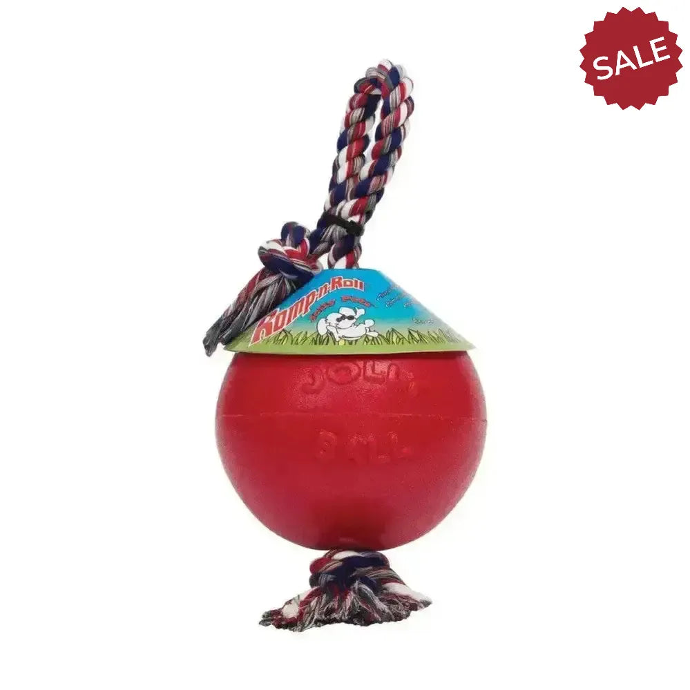 Horsemen's Pride Jolly Ball Romp-N-Roll Red 6" Horse Toys
