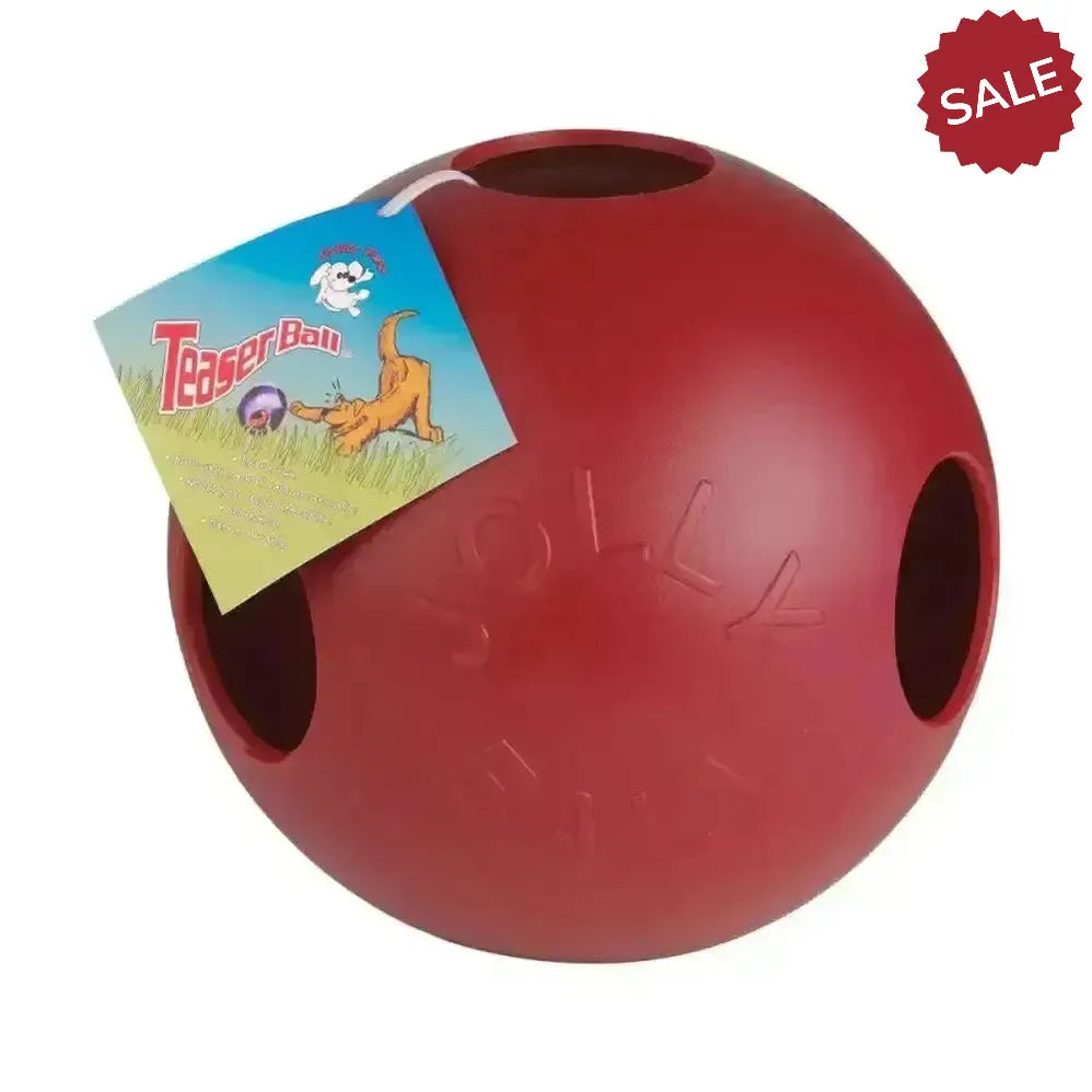 Horsemen's Pride Jolly Ball Teaser Blue 6" Dog Toys
