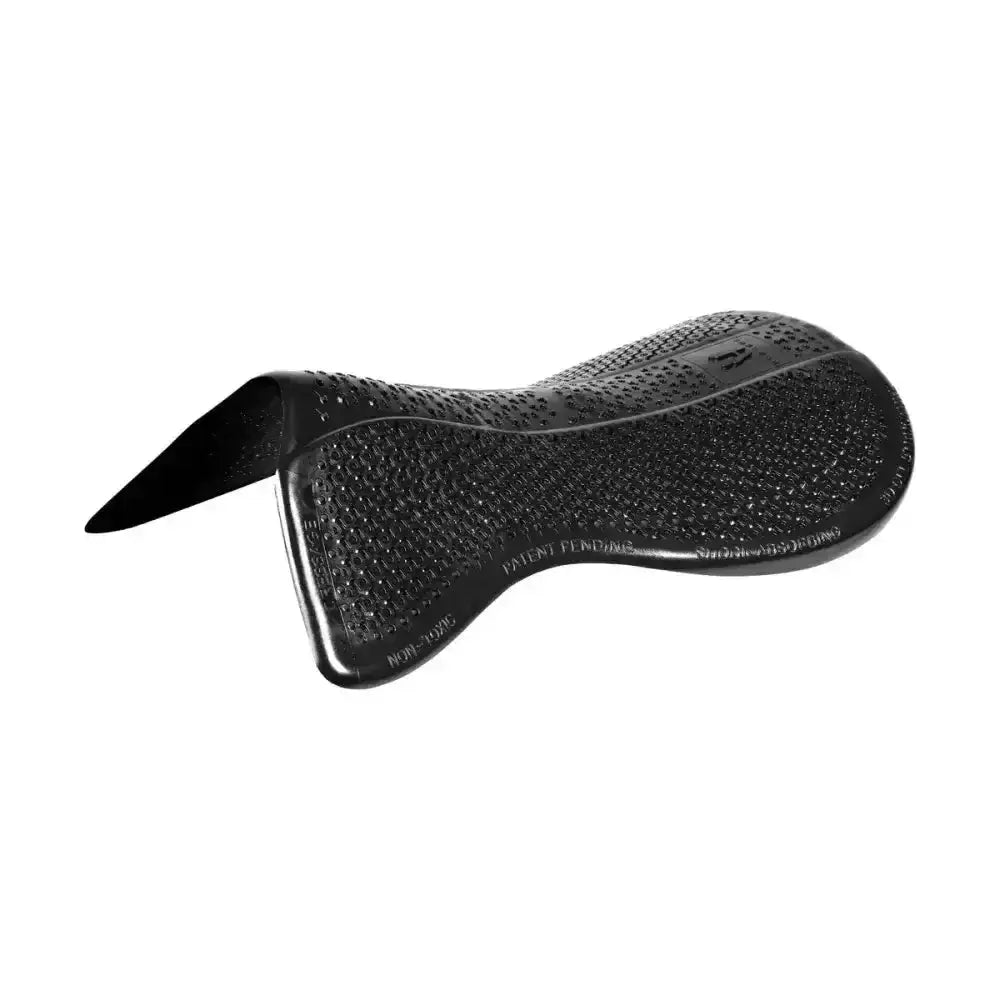 Black Horsena Dressage Balance riser gel pad with ergonomic anatomical design and textured non-slip surface