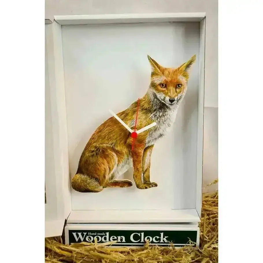 Horsey Wall Clocks Fox Sitting Gifts