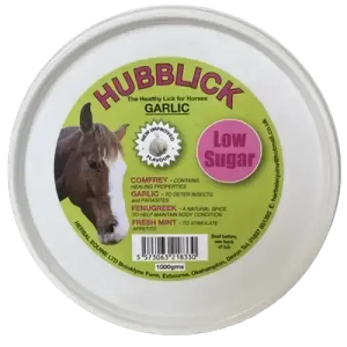 Hubblick Garlic Horse Lick 1kg Horse Licks