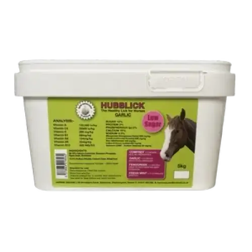 Hubblick Garlic Horse Lick 5kg Horse Licks