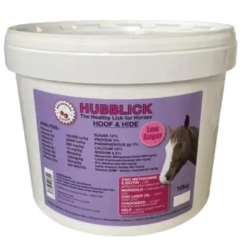 Hubblick Hoof & Hide Horse Lick 10Kg Horse Licks