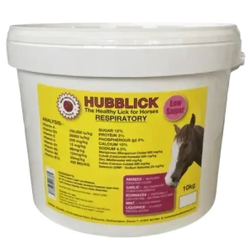 Hubblick Respiratory Horse Lick 10Kg Horse Licks