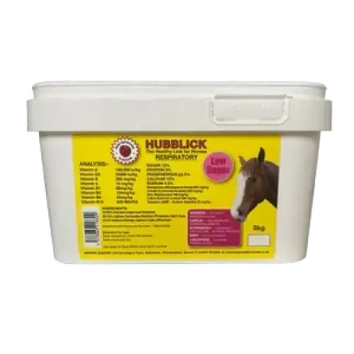 Hubblick Respiratory Horse Lick 5kg Horse Licks