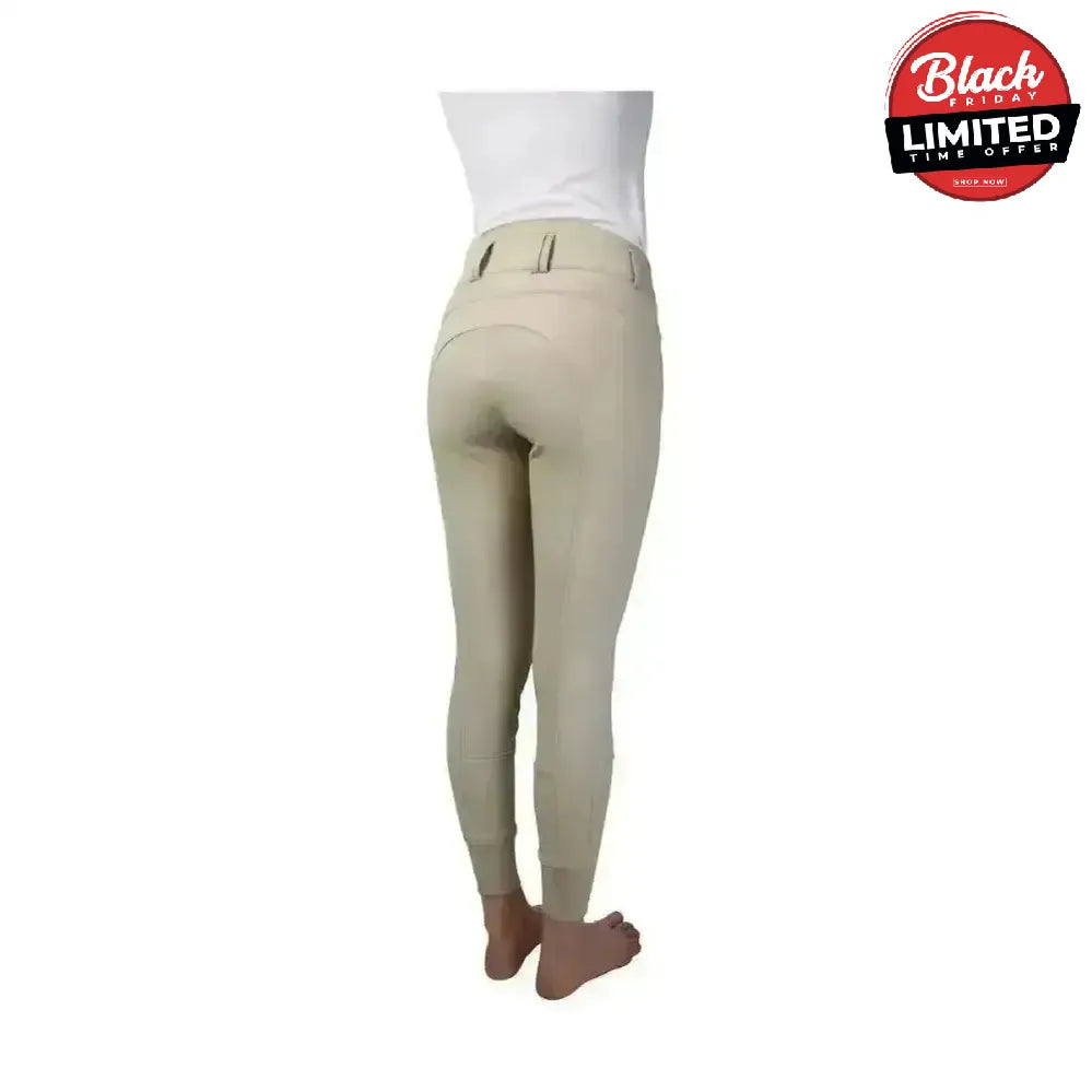 Hy Equestrian Arctic Polar Softshell Breeches Water Repellent Breeches Beige 24" Breeches