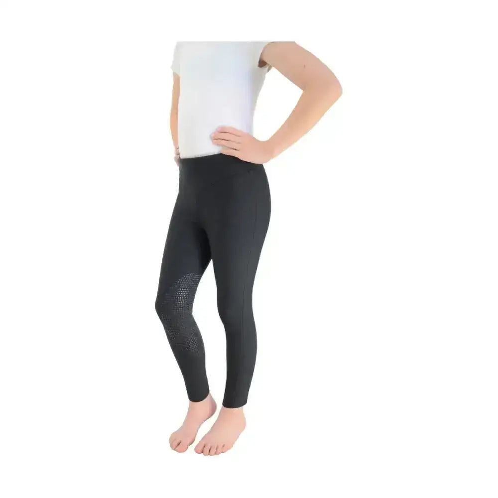 Hy Equestrian Blizzard Children's Softshell Riding Tights Black 3-4 Years Riding Tights