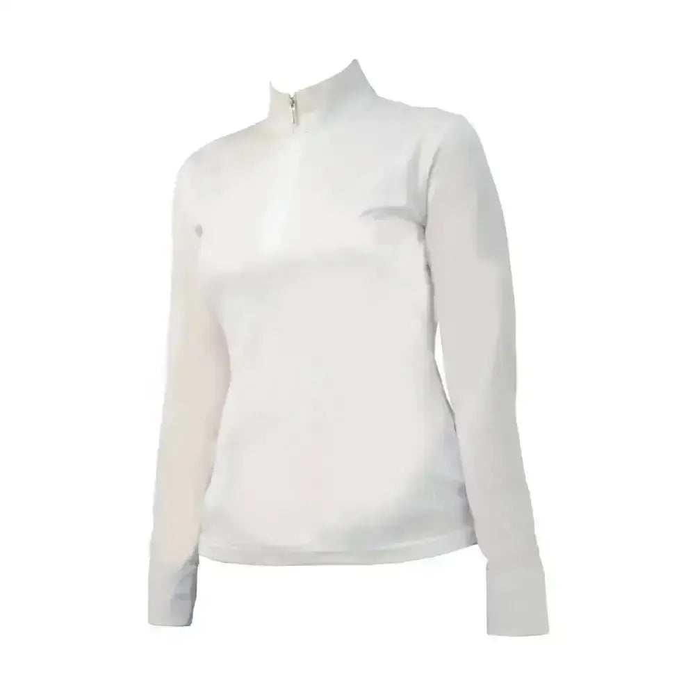 HY Equestrian Charlotte Long Sleeved Show Shirt White Large Show Shirts