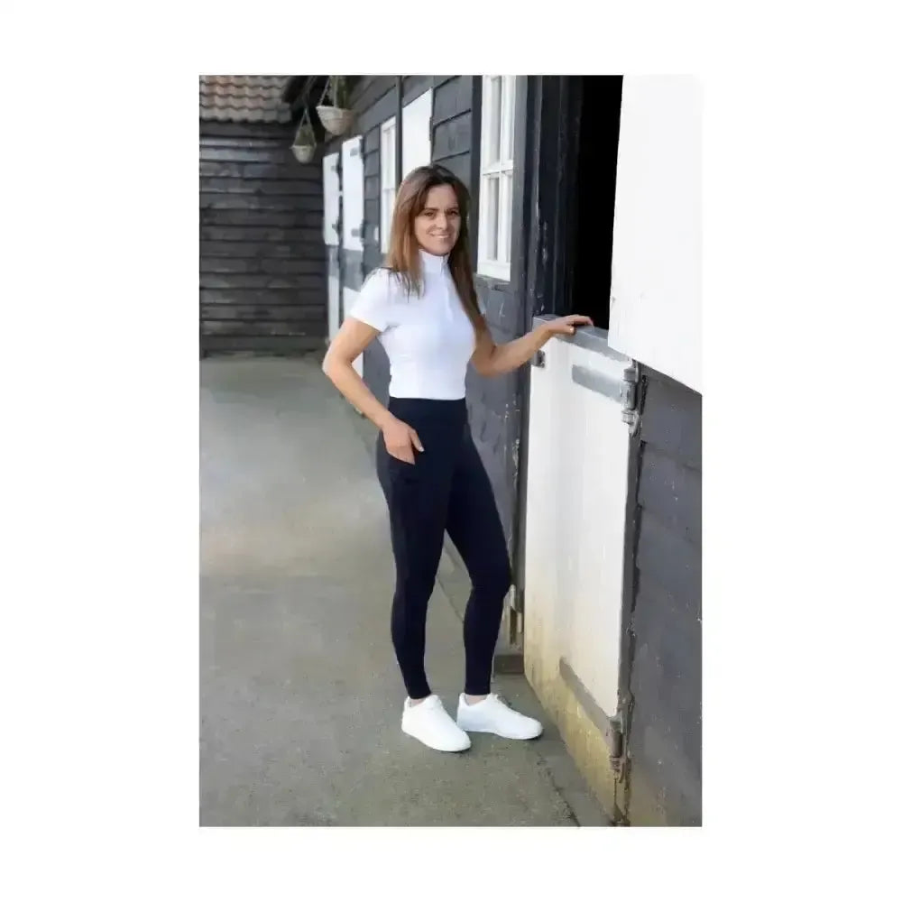 Hy Equestrian Children's Melton Riding Tights Beige 5-6 Years Riding Tights