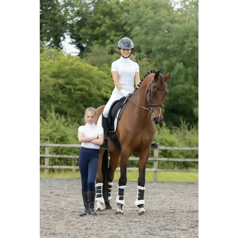 Hy Equestrian Children's Roka Regal Show Shirt White 7-8 Years Show Shirts