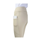 Hy Equestrian Childrens Selah Competition Riding Tights Beige 7-8 Years Barnstaple Equestrian Supplies