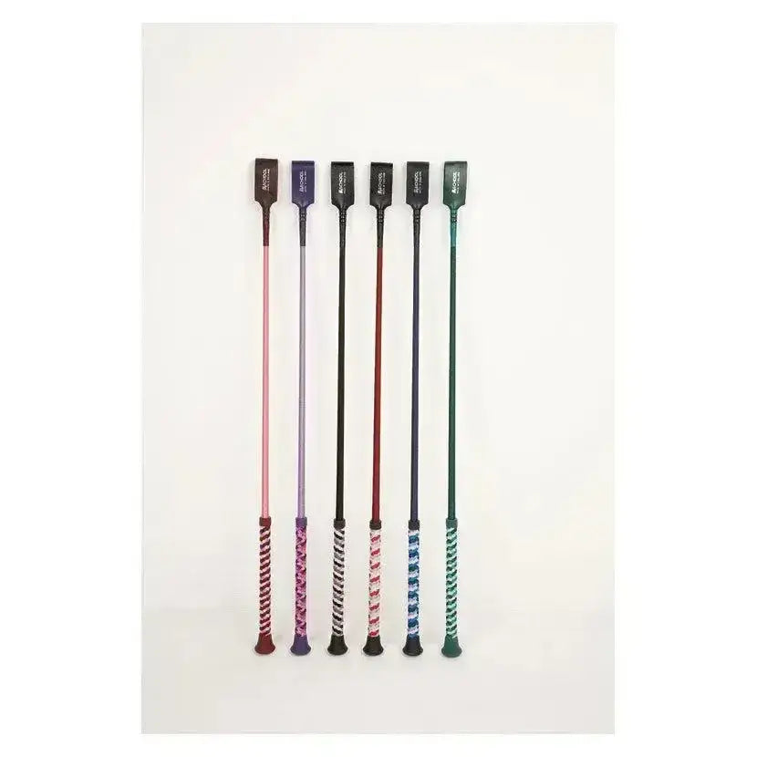 Hy Equestrian Cord Handle Riding Whip Blossom/Purple Riding Crops & Whips