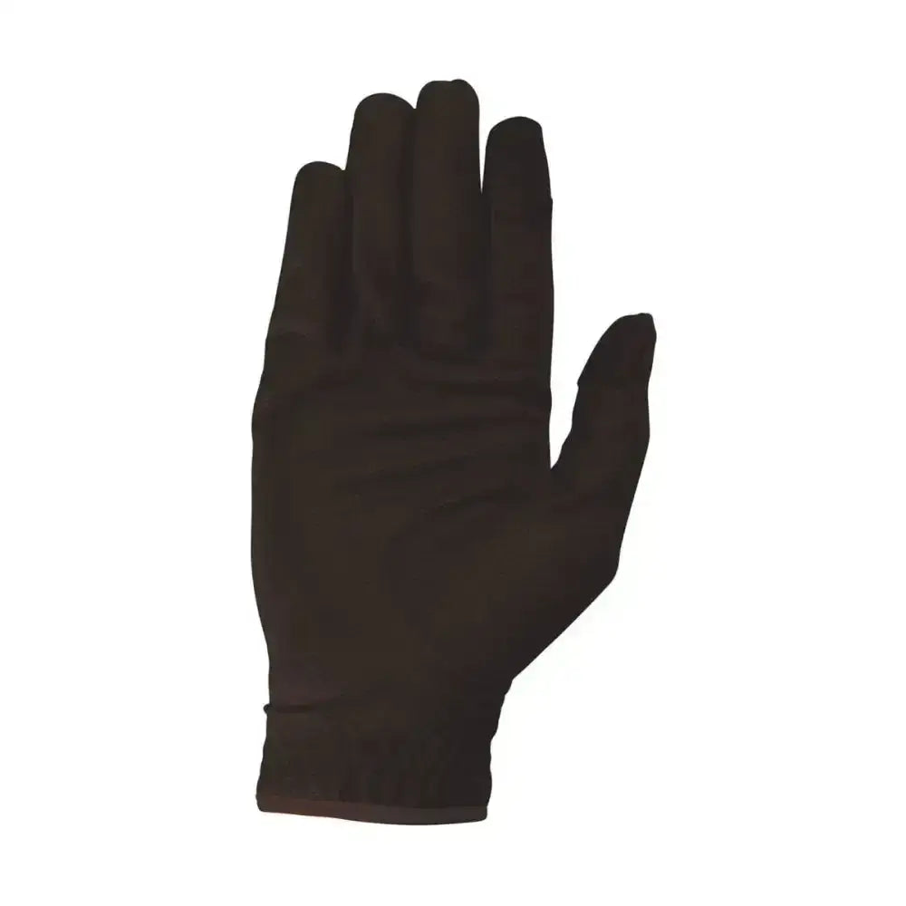 Black smooth form-fitting equestrian cottenham elite riding gloves perfect for elite riding gloves use