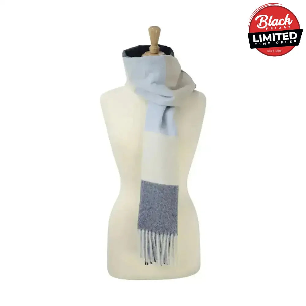 Hy Equestrian Cumbria Soft Touch Scarf Black/White/Grey Headwear & Neckwear