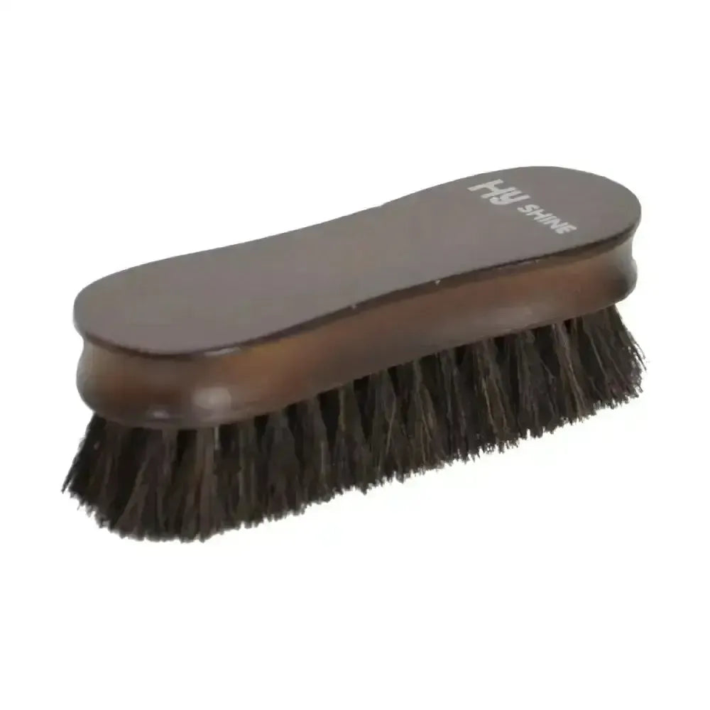 HY Equestrian Deluxe Wooden Face Brush with Horse Hair Face Brushes
