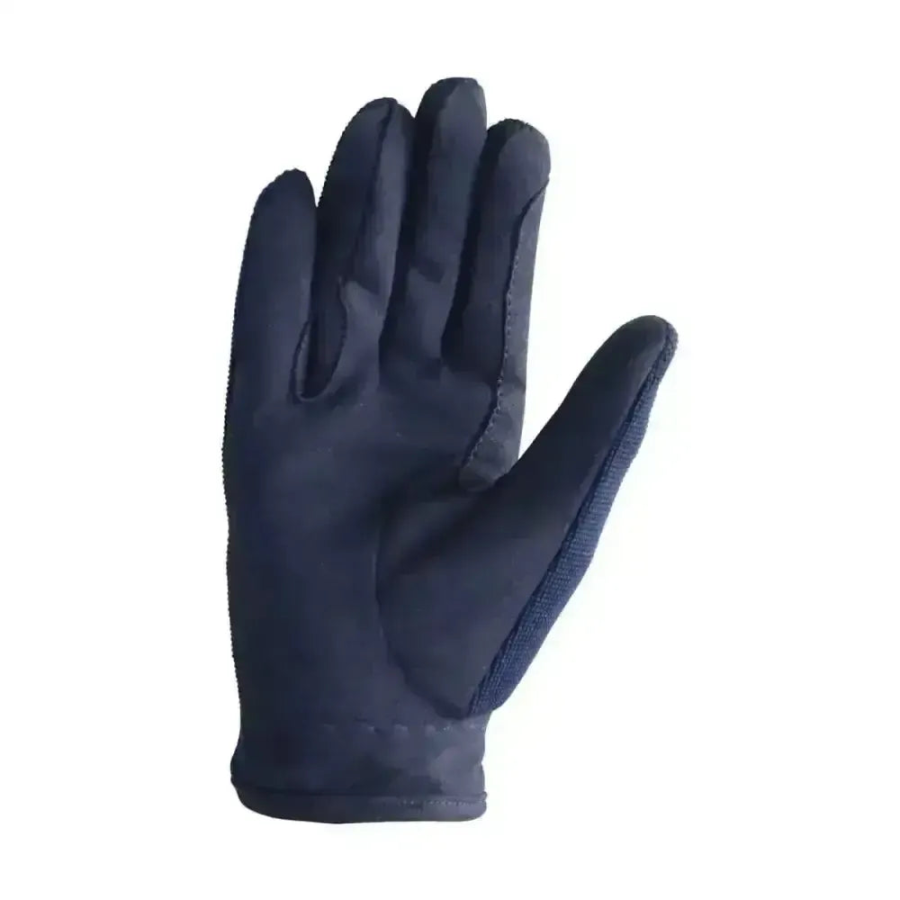 HY Equestrian Every Day Riding Gloves Childrens Navy Child Small Riding Gloves