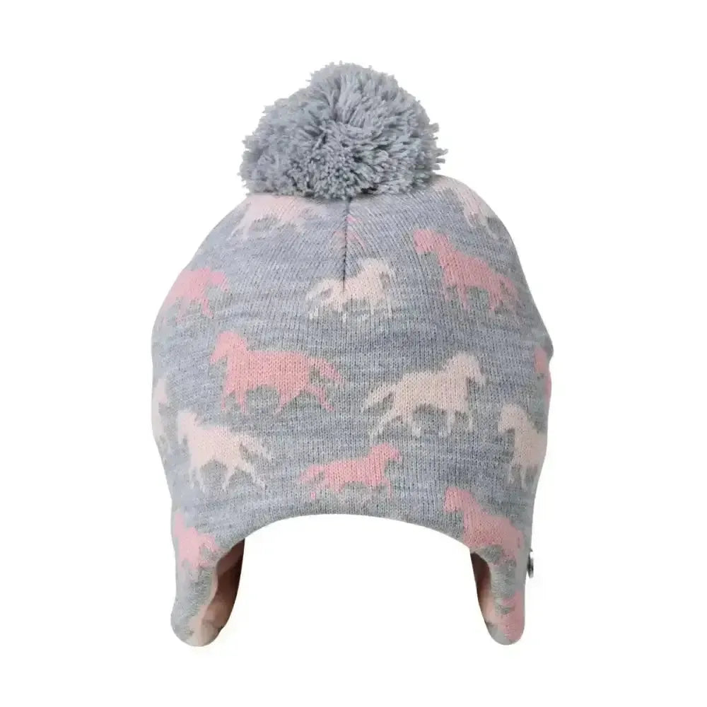 Hy Equestrian Flaine Children's Hat Grey/Pink Headwear