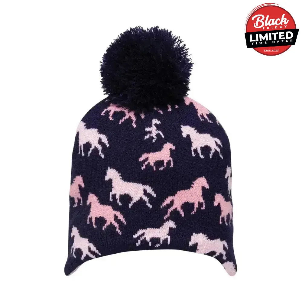 Hy Equestrian Flaine Children's Hat Grey/Pink Headwear