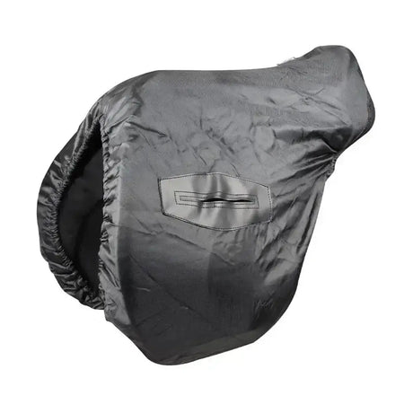 Hy Equestrian Fleece Lined Waterproof Ride On Saddle Cover Black Saddle Covers