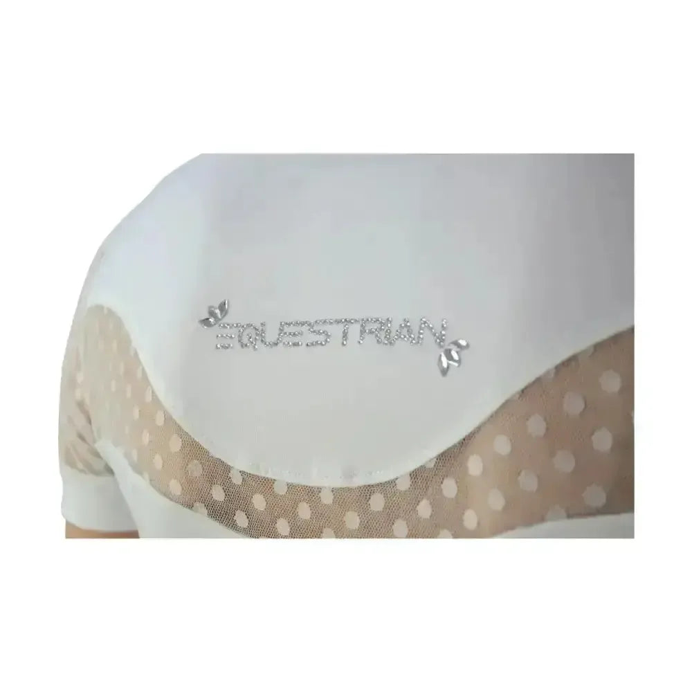 Hy Equestrian Lydia Lace Show Shirt Navy Large Show Shirts